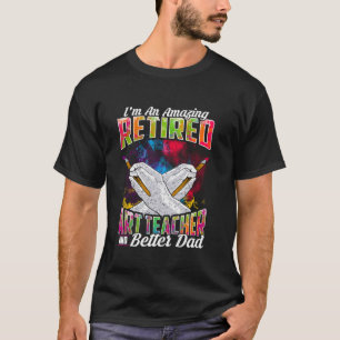 Camiseta Para Pai Engraçado Professor de Arte Reformado Per