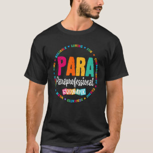 Camiseta Para Paraprofissional Professora de Esquadra Educa