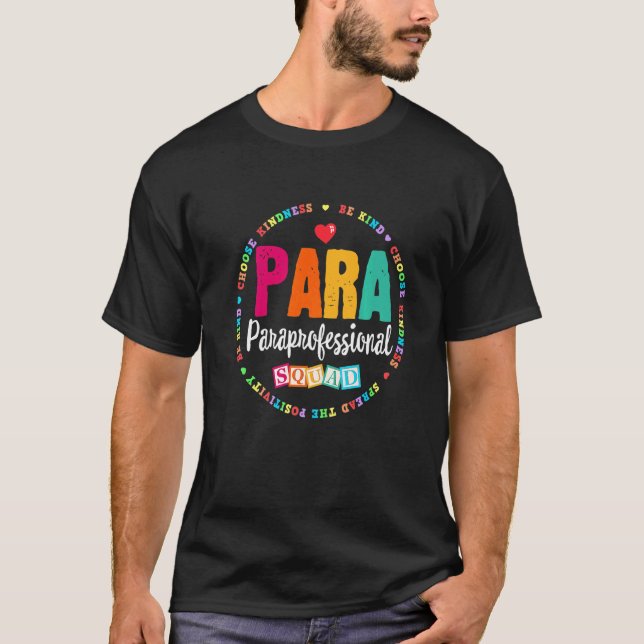 Camiseta Para Paraprofissional Professora de Esquadra Educa (Frente)