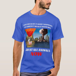 Camiseta para pessoas com muito medo de animais