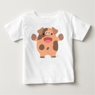 Camiseta para Porcos de Cartoon Bonito