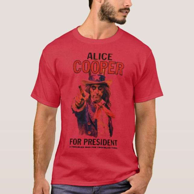 Camiseta Para Presidente V1 engraçado (Frente)