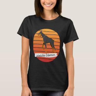 Camiseta Para Proprietários De Cachorros Doberman Feita Par