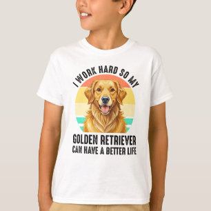 Camiseta Para Que Meu Retriever Dourado Tenha Uma Vida Melh