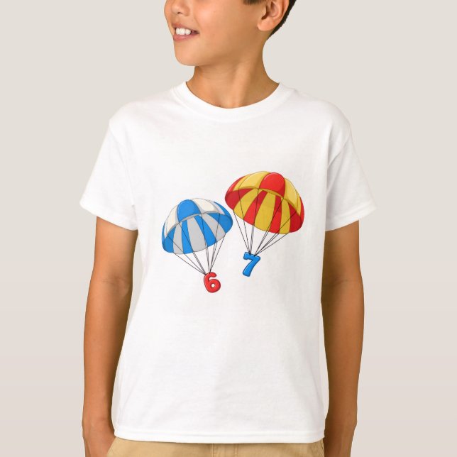 Camiseta Pára-quedas 6 7 (Frente)