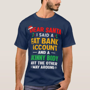 Camiseta Para Querido Papai Noel - criativo