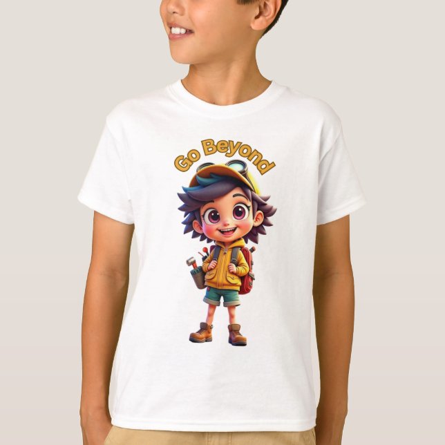 Camiseta para rapazes e raparigas (Frente)