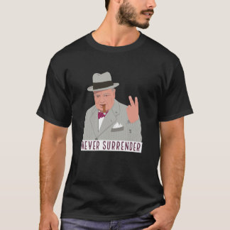 Camiseta Para Reg versão WINSTON CHURCHILL - NUNCA RENDER