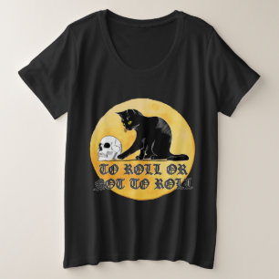 Camiseta Para Rolar Ou Não Rolar O Gato Shakespeare Com O C