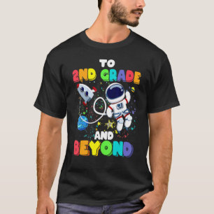 Camiseta Para segundo E Além Do Segundo Astronauta De Volta