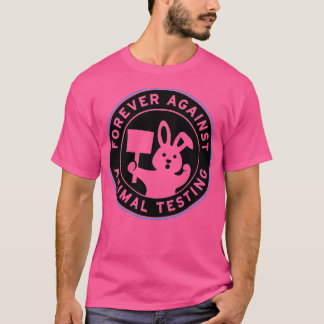 Camiseta Para sempre contra testes em animais