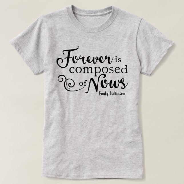 Camiseta Para Sempre É Composto Por Noites (Frente do Design)