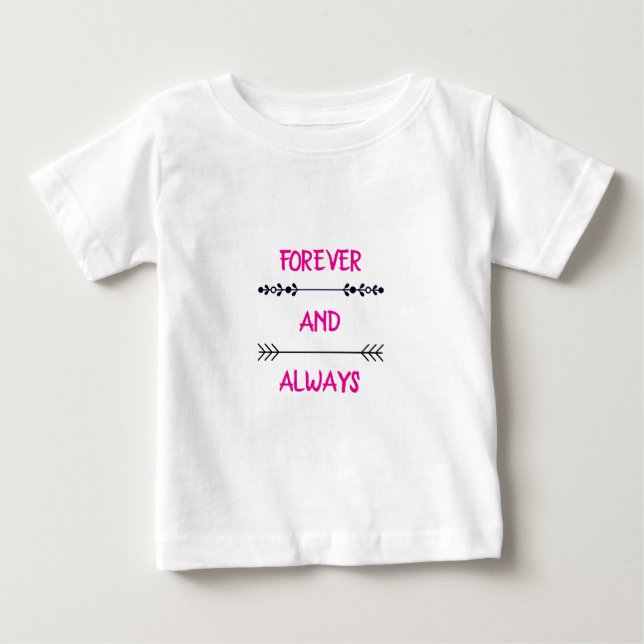 CAMISETA PARA SEMPRE E SEMPRE (Frente)