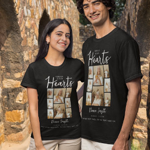 Camiseta Para Sempre em Nossos Corações 8 Colagem de Foto