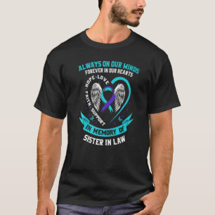 Camiseta Para Sempre Em Nossos Corações Consciente Do Suicí