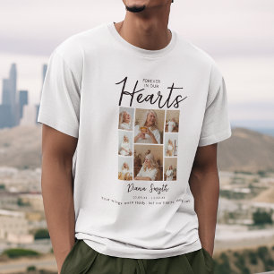 Camiseta Para Sempre Em Nossos Corações   Memorial de Colag