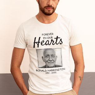 Camiseta Para Sempre Em Nossos Corações   Serviço Memori