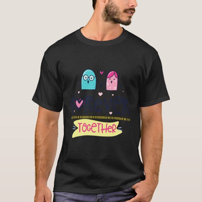 Camiseta Para sempre juntos (Frente)