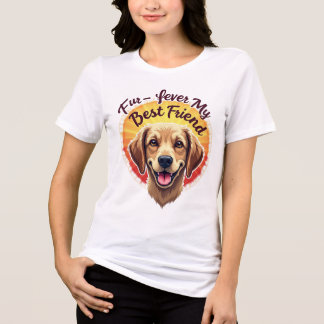 Camiseta Para sempre, meu melhor amigo Cachorro