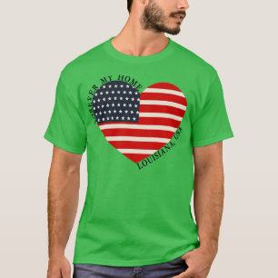Camiseta Para sempre Minha Casa LouisianaEUA TShirt