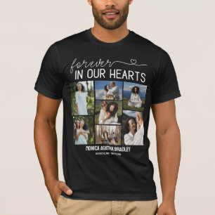 Camiseta Para Sempre Na Colagem Fotográfica Memorial Do Nos