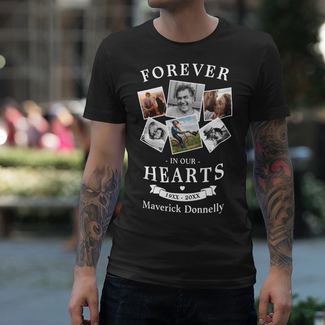 Camiseta Para sempre no Memorial do Coração (Criador carregado)