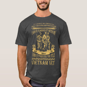 Camiseta Para Sempre O Título Vietname Vet