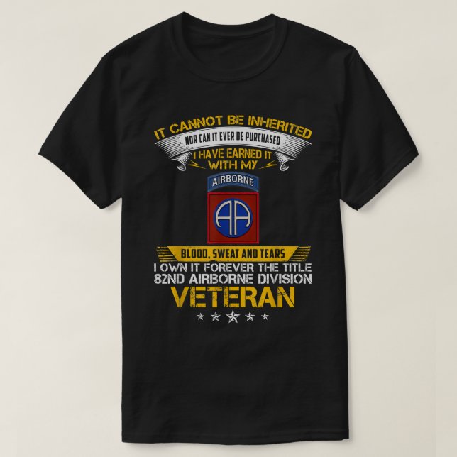 Camiseta Para Sempre, Título 82º Divisão De Transportes Aér (Frente do Design)