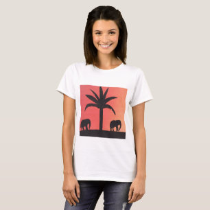 Camiseta para senhoras com Design de elefante