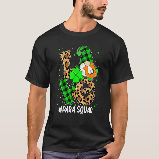 Camiseta Para Squad Love Gnomos Professor Shamrock Rua Patr (Frente)