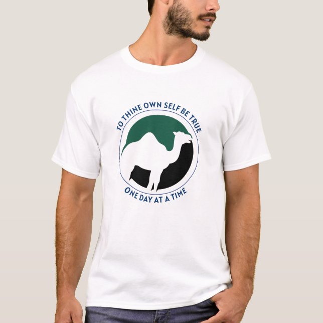 Camiseta Para Ti Mesmo Sê Fiel - Verde/Preto (Frente)