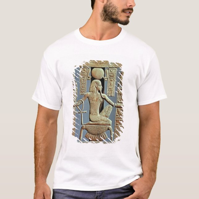 Camiseta Para trás de uma cadeira do túmulo de Tutankhamun (Frente)