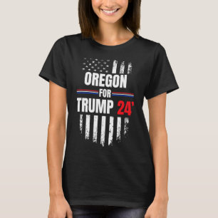 Camiseta Para Trump 2024 American Flag