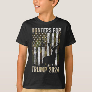 Camiseta Para Trump 2024, Presidente Camouflage Deer Elk An