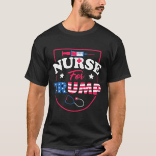 Camiseta Para Trump - Apoio a Enfermeiros Republicanos Cons