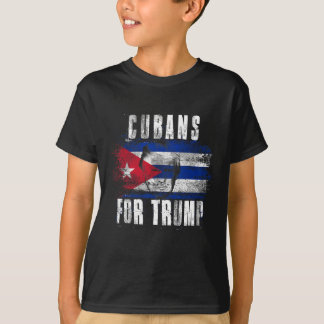 Camiseta Para Trump - Patriótico Americano E Cuba
