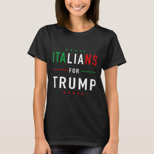 Camiseta Para Trump Tee Pro Trump Italiano Supporter