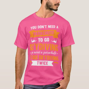 Camiseta Para Um Instrutor Skydiving