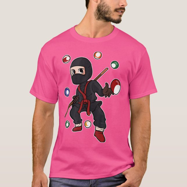 Camiseta Para Um Jogador De Piscina (Frente)
