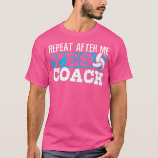 Camiseta Para Um Treinador De Voleibol