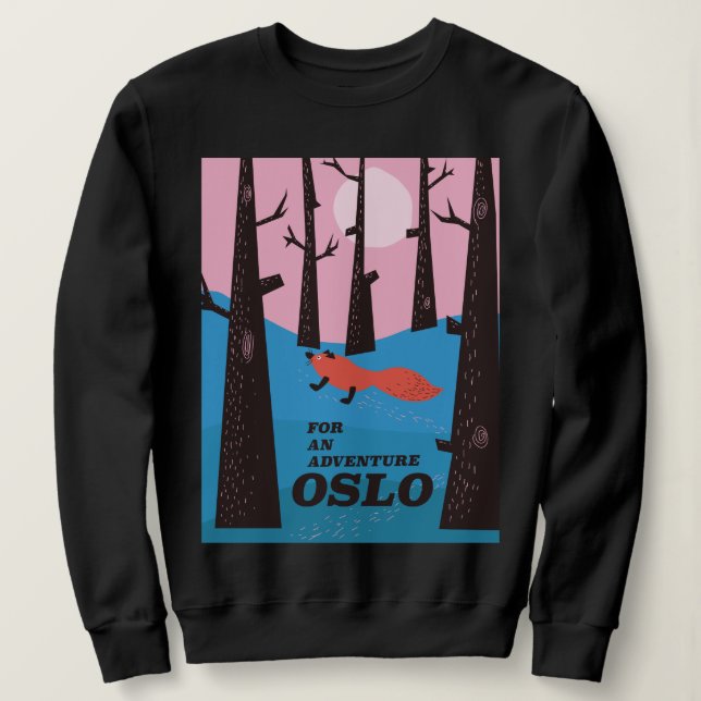 Camiseta Para Uma Aventura Oslo (Frente do Design)