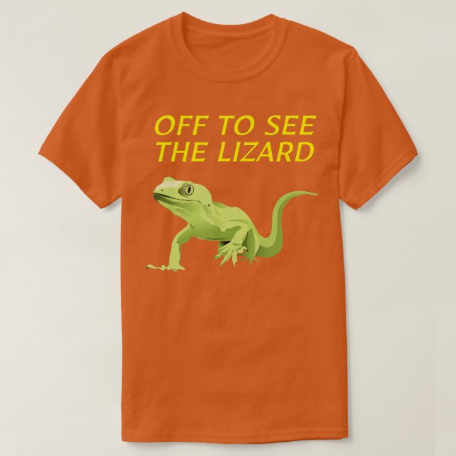 Camiseta Para Ver O Lizard (Frente do Design)