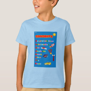 Camiseta Parabéns Acronym Tee por meninos