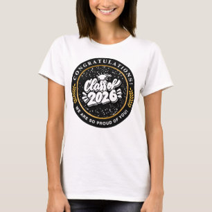Camiseta Parabéns ao Filho Formado 2026 Orgulhoso