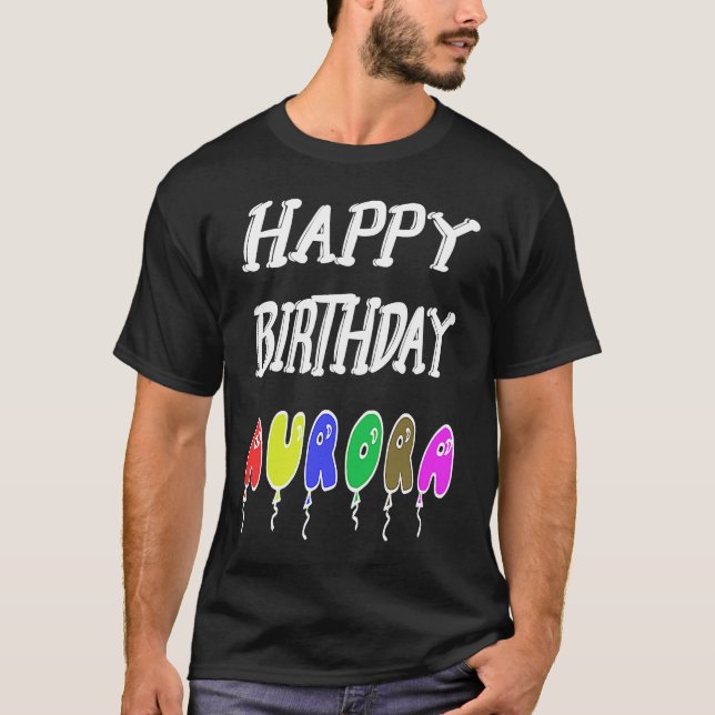 Camiseta Parabéns Aurora (Frente)