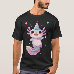 Camiseta Parabéns Axolotl â€“ Axolotl Carto Caprichoso