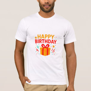 Camiseta Parabéns, Bolo Gráfico
