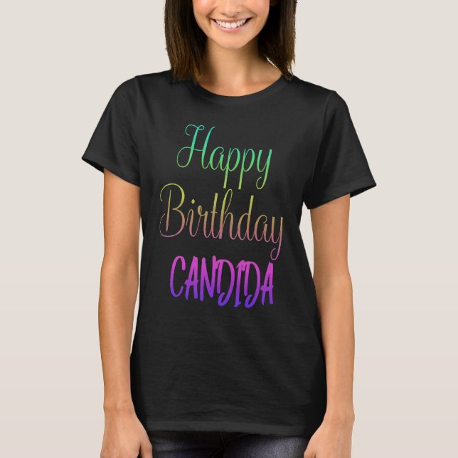 Camiseta Parabéns Candida Idea (Frente)