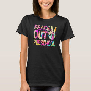 Camiseta Parabéns da pré-escola no último dia do colégio D