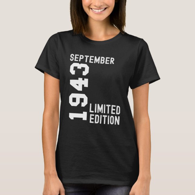 Camiseta Parabéns de 1943 (Frente)